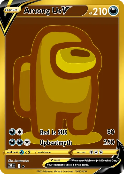 among us pokemon cards Pokmon Card Sleeve built figures each incorporate a SMART Tag ConnorBletz's likes
