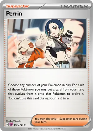 perrin pokemon card Pokmon Trainer Card Perrin Pokemon Like new