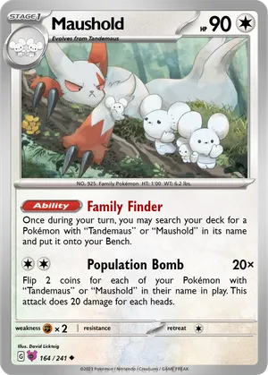 maushold pokemon card Pokemon TCG Simplified Chinese Maushold ex SAR CSV4C-158/129 NM