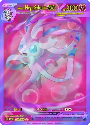 mega sylveon pokemon card - ex 086/191 Browse more Pokmon at our store. Sylveon EX SIR 156 -