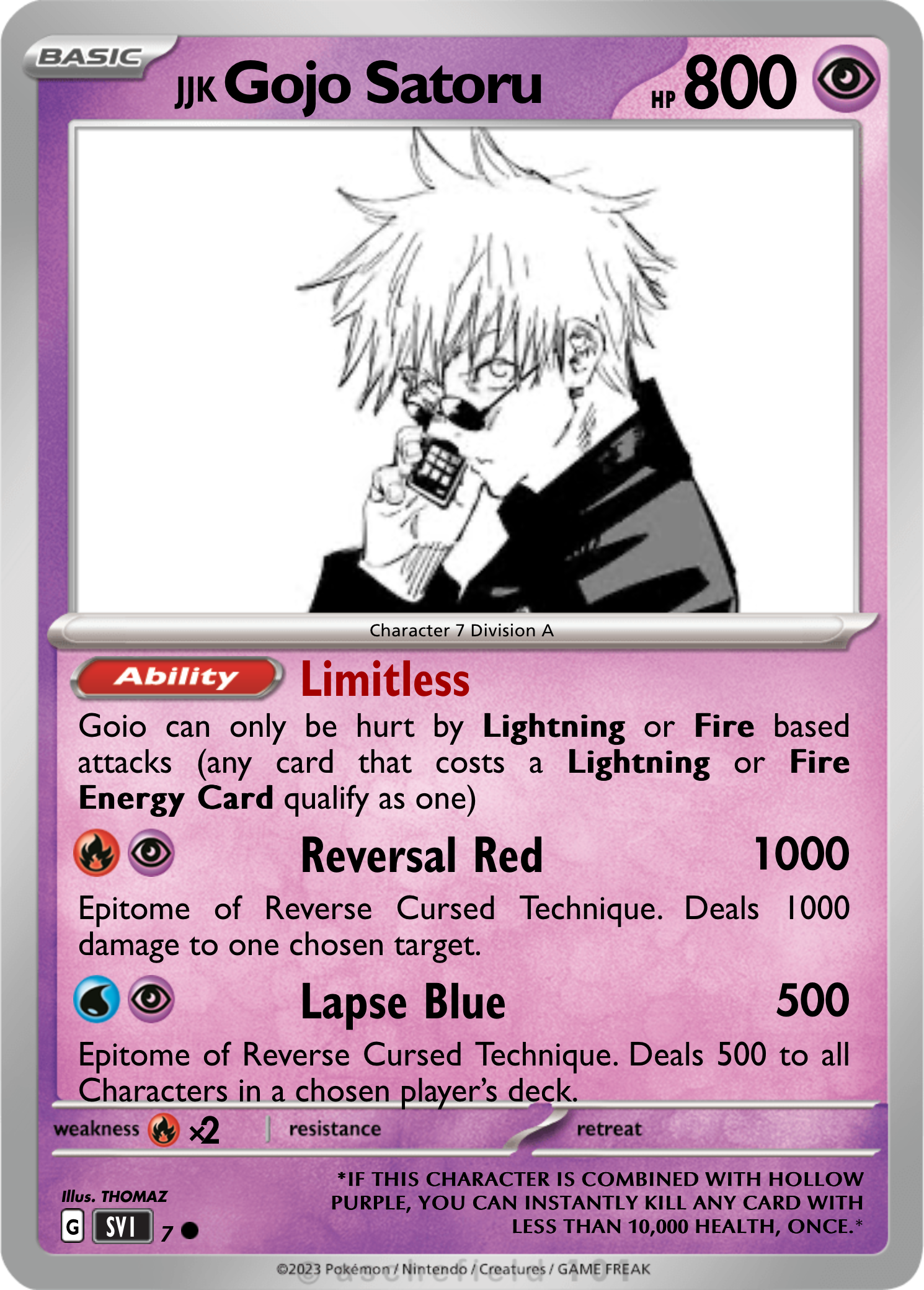 gojo pokemon card Gojo Satoru