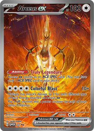 pokemon cards legendary arceus card clear acrylic holder that perfectly accentuates the stunning visual design and character artwork Arceus | Platinum Arceus |