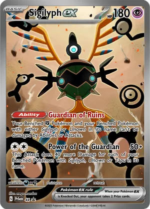 pokemon sigilyph card Emerging Powers Uncommon (If this Pokemon loses this Ability Pokemon Card - B&W: Plasma