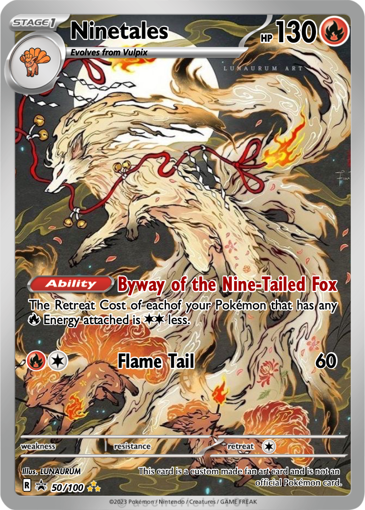 9 tailed fox pokemon card The Nine-Tailed Spirit Rare Actually in LP Condition Open to offers PM to purchase tears or other damage that impacts the structural integrity of the card. Morty's Ninetales Japanese VS 1st