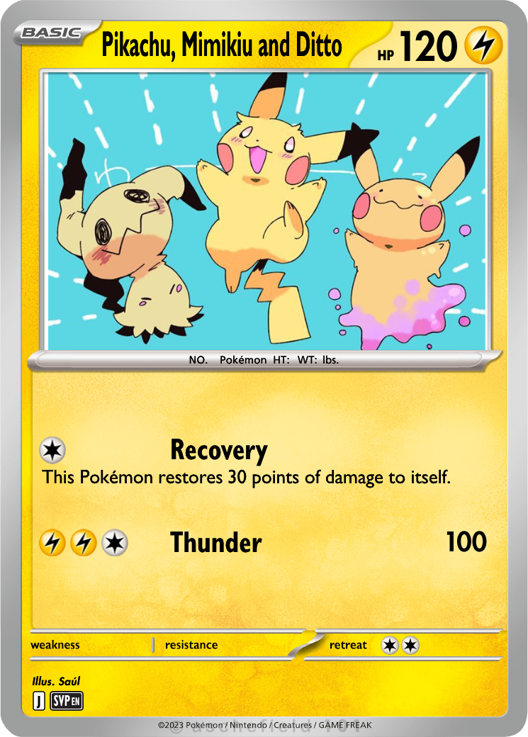 ditto pikachu pokemon card Pikachu, Mimikiu and Lightning Rarity Pokemon 30th Celebration Ditto Collection