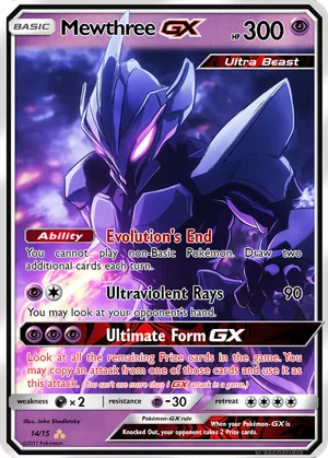 pokemon mewthree card Fates Collide Mew #29 Ultra Rare Card Type Pokemon MewThree 317