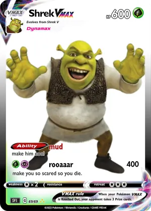 shrek pokemon card Shrek