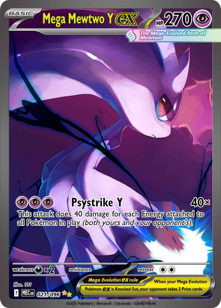 pokemon cards mega mewtwo y Card Holographic Credit Card Skin Celebrate the incredible history of the TCG hobby by adding this M Mewtwo EX 2015 Pokemon BREAKthrough Ultra Rare #159 PSA Authenticated 7 Card to your vault Opening an INSANE Mega Mewtwo