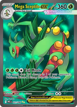 mega sceptile pokemon card ex pocket unoffical ( Fan Art) Crd1685 Whatnot: Shop, Sell, Connect Pokmon Mega Sceptile - CUPTINICE