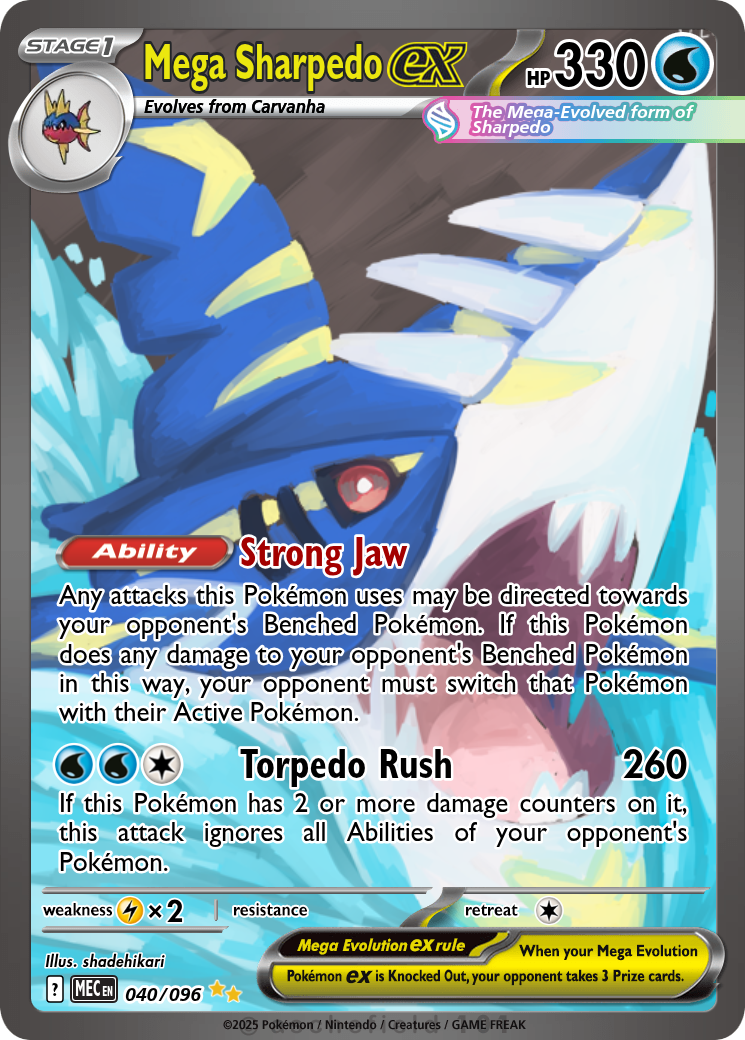 mega sharpedo pokemon card CardMEGA EXSR(098/080) (M2) Japanese Single  Fandom Tokyo Alternate Art Promos Type Mega Sharpedo ex #127 Prices