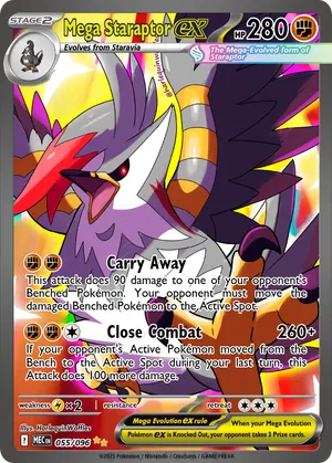 staraptor pokemon card Buy | Brilliant Stars Colorless Spin Away (60) Switch 1 of your opponents Benched Pokmon with their Active Pokmon 147/189 Staraptor | Rare Reverse