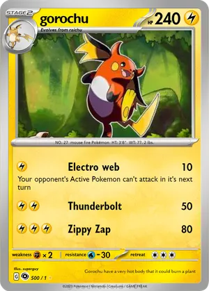 gorochu pokemon card Gorochu