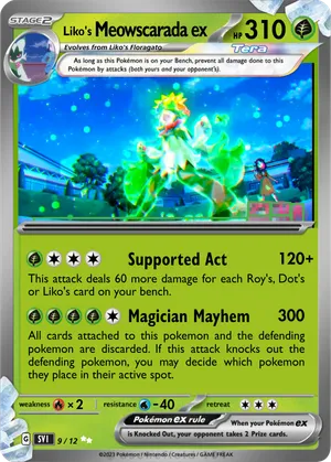 meowscarada ex pokemon card Amazon.com: Pokemon - Meowscarada ex 271/193 - Paldea Evolved
