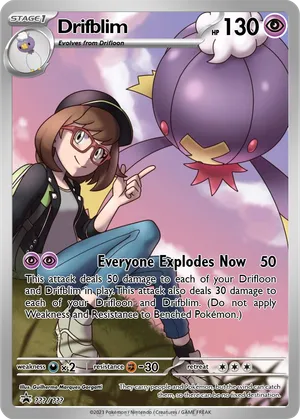 drifblim pokemon card Drifblim - Undaunted