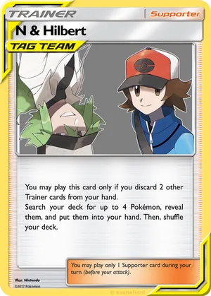 n pokemon trainer card Trainer N Custom Full Art Pokmon Card