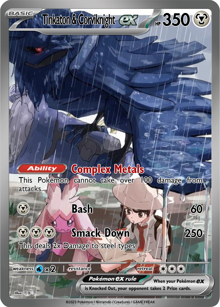 tinkaton pokemon card ex 087/071 SR Clay Burst＆Snow Hazard [Colorless] [Colorless]. Tinkaton Blister - PTCG Live