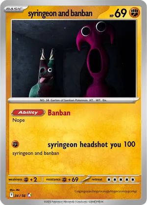 beanos pokemon card Pokemon Beanos president