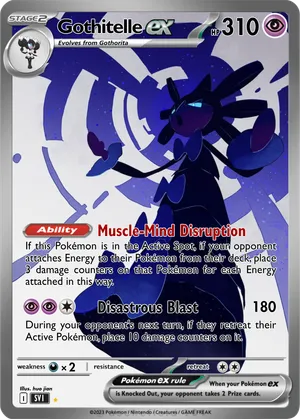 gothitelle pokemon card Gothitelle AR 123/086 White Flare sv11w 2025 Pokemon Card Japanese