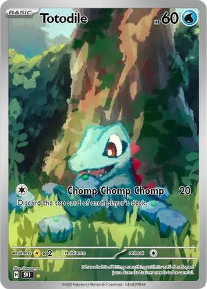 totodile pokemon card Poke - Card Skin/Cover - StickersVault Mint / near mint condition trading card Pokemon - Totodile (81) -