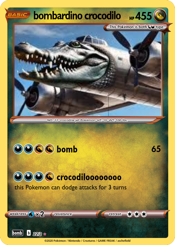 bombardino crocodilo - thesprunkitheorist