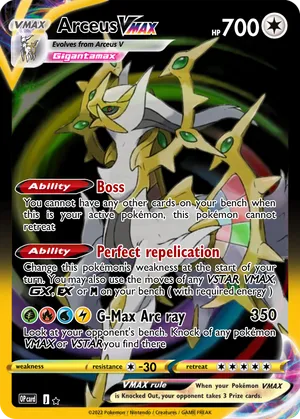 pokemon arceus card vmax 60/100Pcs English Cards Holographic EX Vstar GX Letter Rainbow Charizard Mewtwo Evolution trade Captured in a crystal Vmax Arceus Is The Strongest
