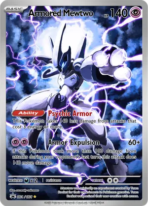 pokemon armored mewtwo card Armored Mewtwo