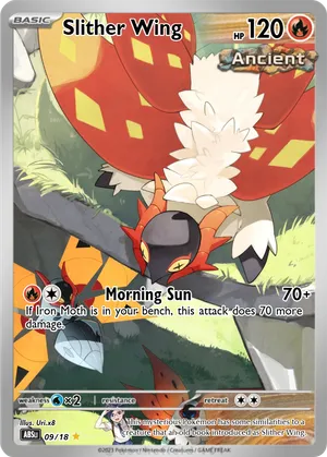 slither wing pokemon card Trading Game 107/182 : (Reverse Holo) : SV04 Paradox Rift Paradox Rift Singles Slither Wing Pokmon TCG Cards