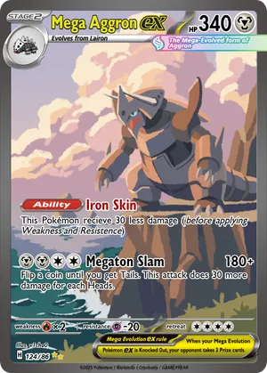 mega aggron pokemon card Amazon.com: Pokemon Aggron V & Vmax 097/172 Brilliant Stars