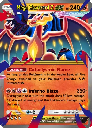 mega charizard z pokemon card Pokemon Card Mega Charizard ex RR 013/080 M2 Inferno X Japanese