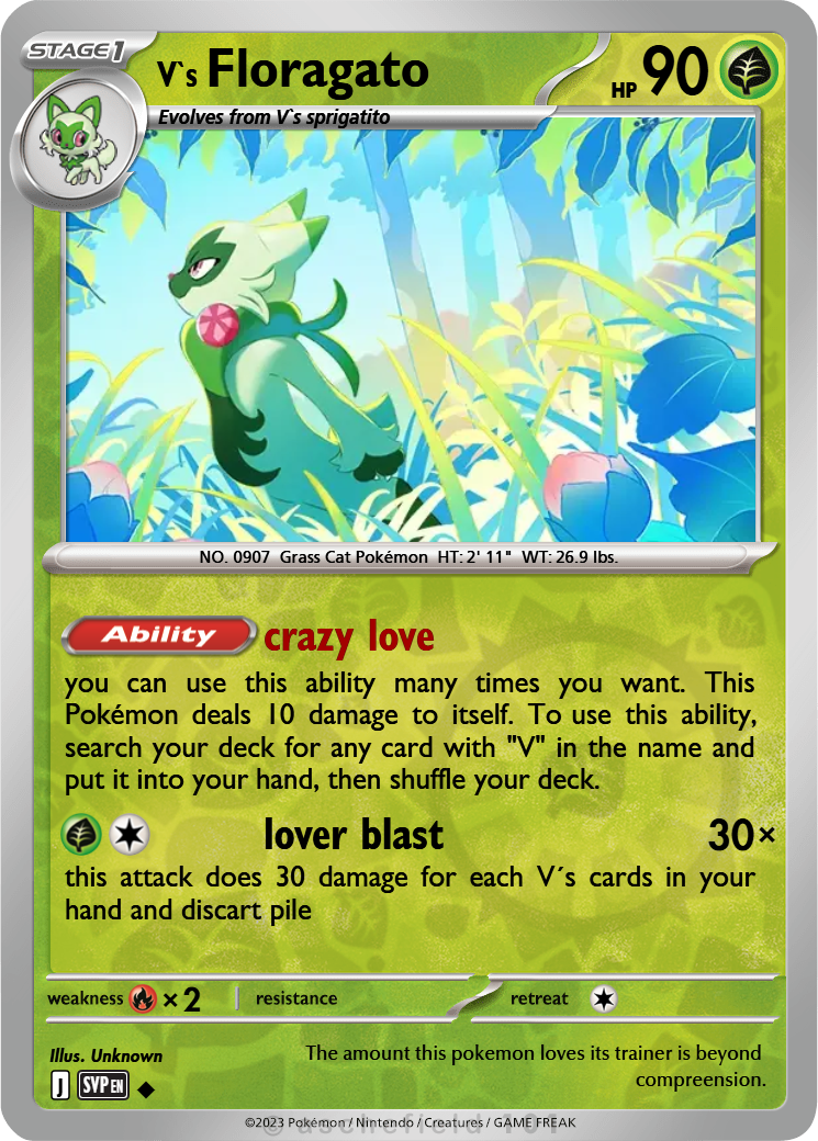 floragato pokemon card Floragato