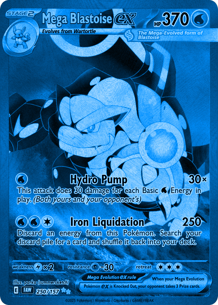 mega blastoise pokemon card M Blastoise EX (22) 2016 Pokemon XY Evolutions