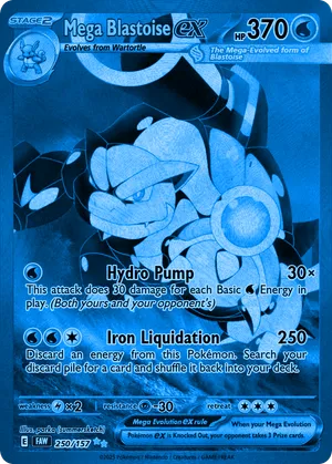 mega blastoise pokemon card M Blastoise EX (22) 2016 Pokemon XY Evolutions
