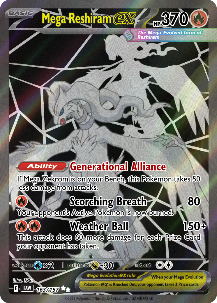pokemon card mega reshiram Reshiram Cards | Dex