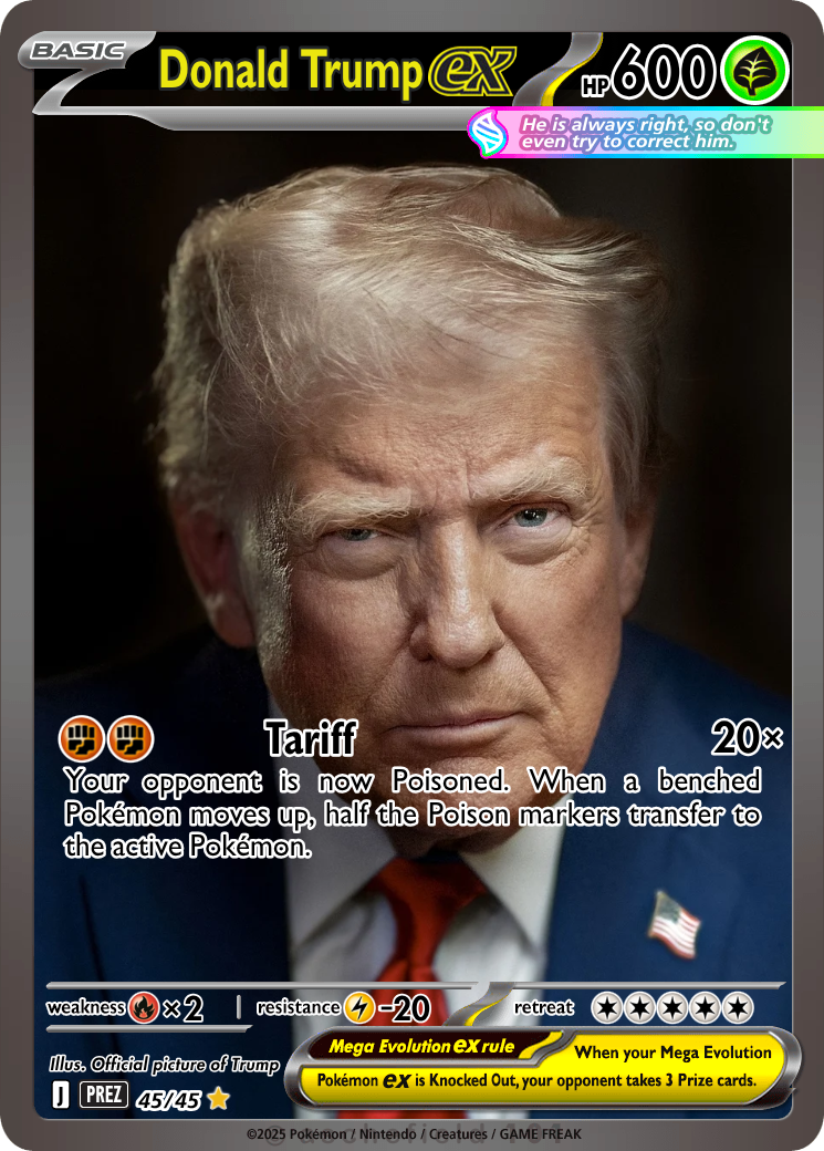 donald trump pokemon card Mugshot  ViciousProxies Pokemon Donald Trump Pikachu Make