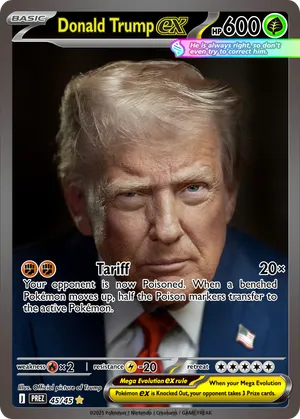 donald trump pokemon card Mugshot ViciousProxies Pokemon Donald Trump Pikachu Make
