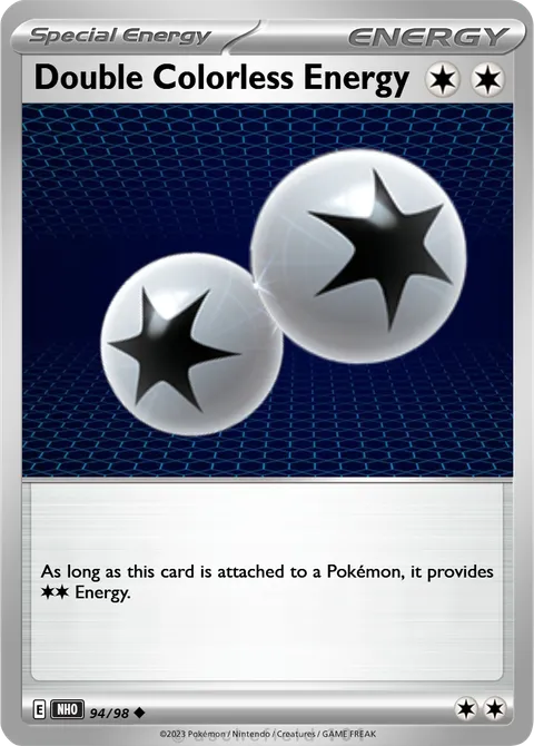 Double Colorless Energy